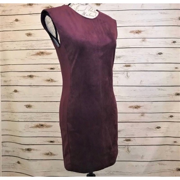 BCBG MaxAzria Karlee Faux-Suede Mini Dress - Picture 5 of 7